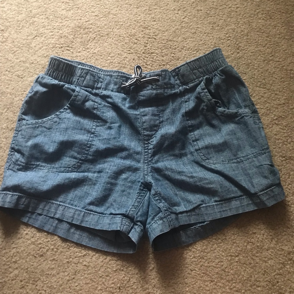 Old navy kids denim pattern cotton shorts